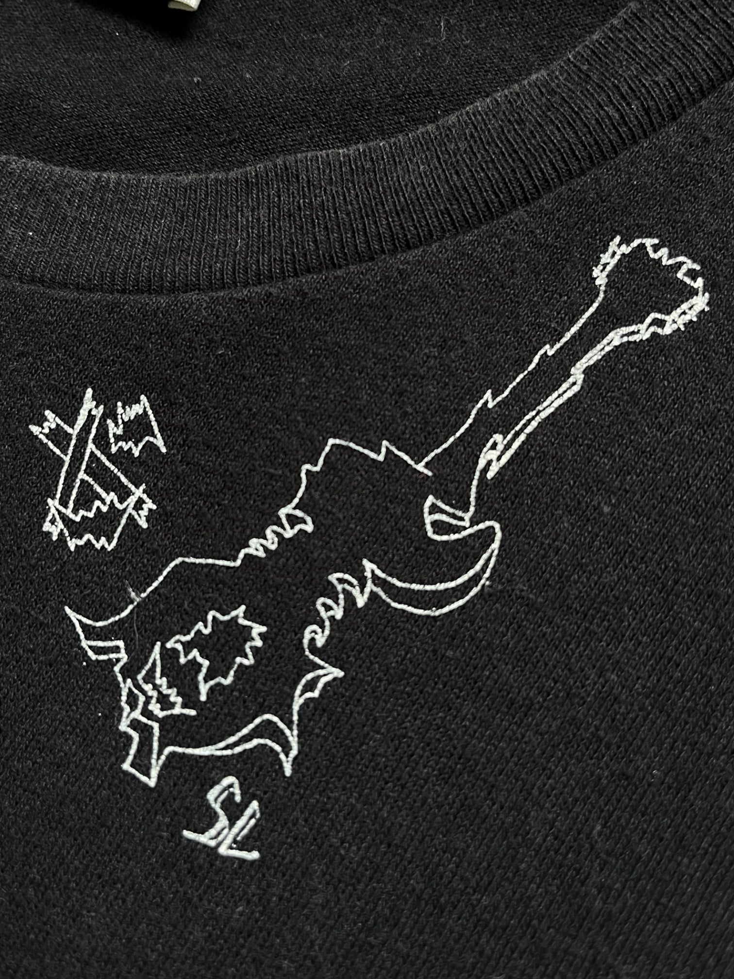 Saint Laurent SS19 Guitar T-Shirt