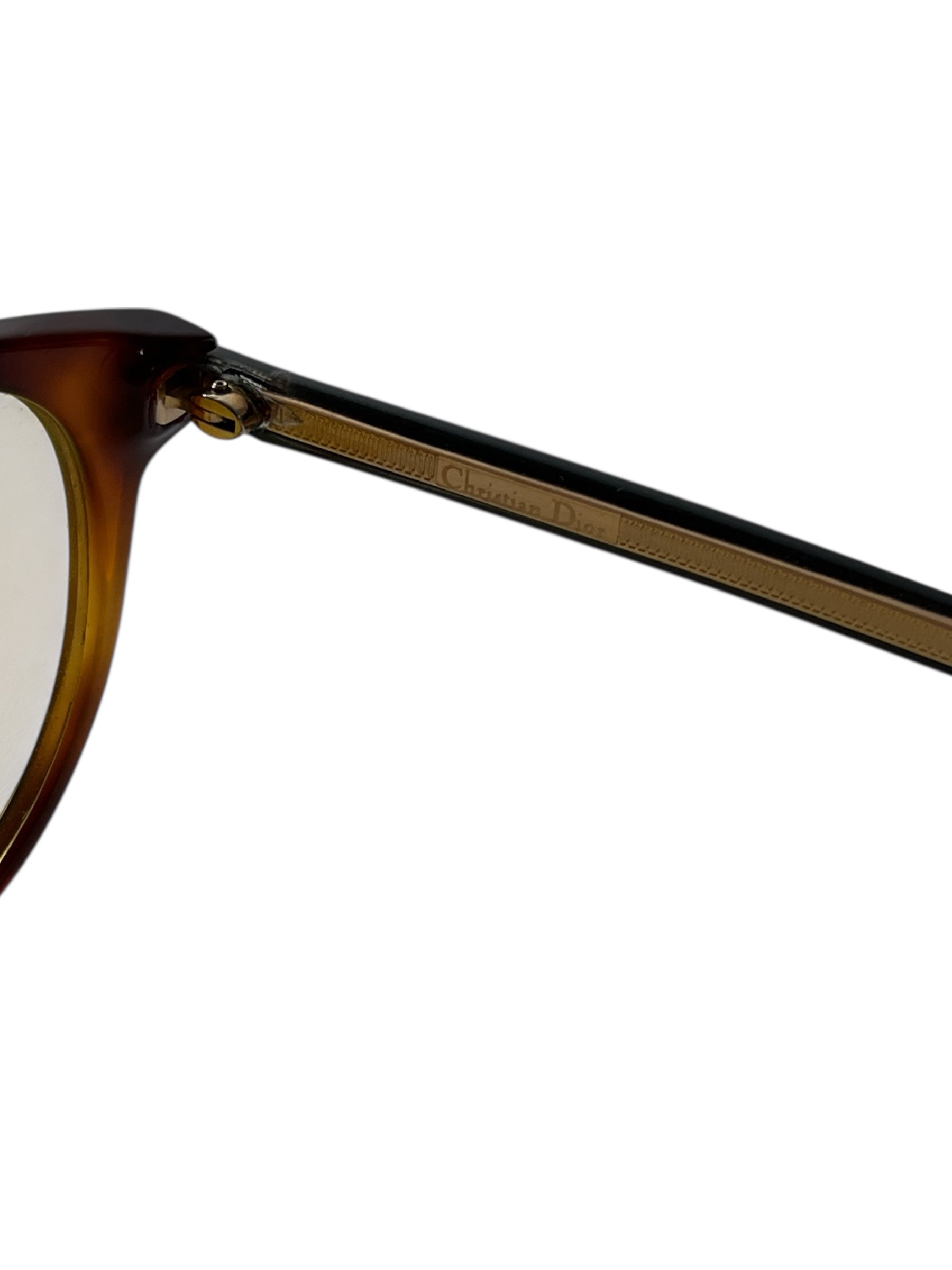 Dior tortoise round sunglasses with brown frames and tinted lenses, stylish eyewear for a classic, sophisticated look.