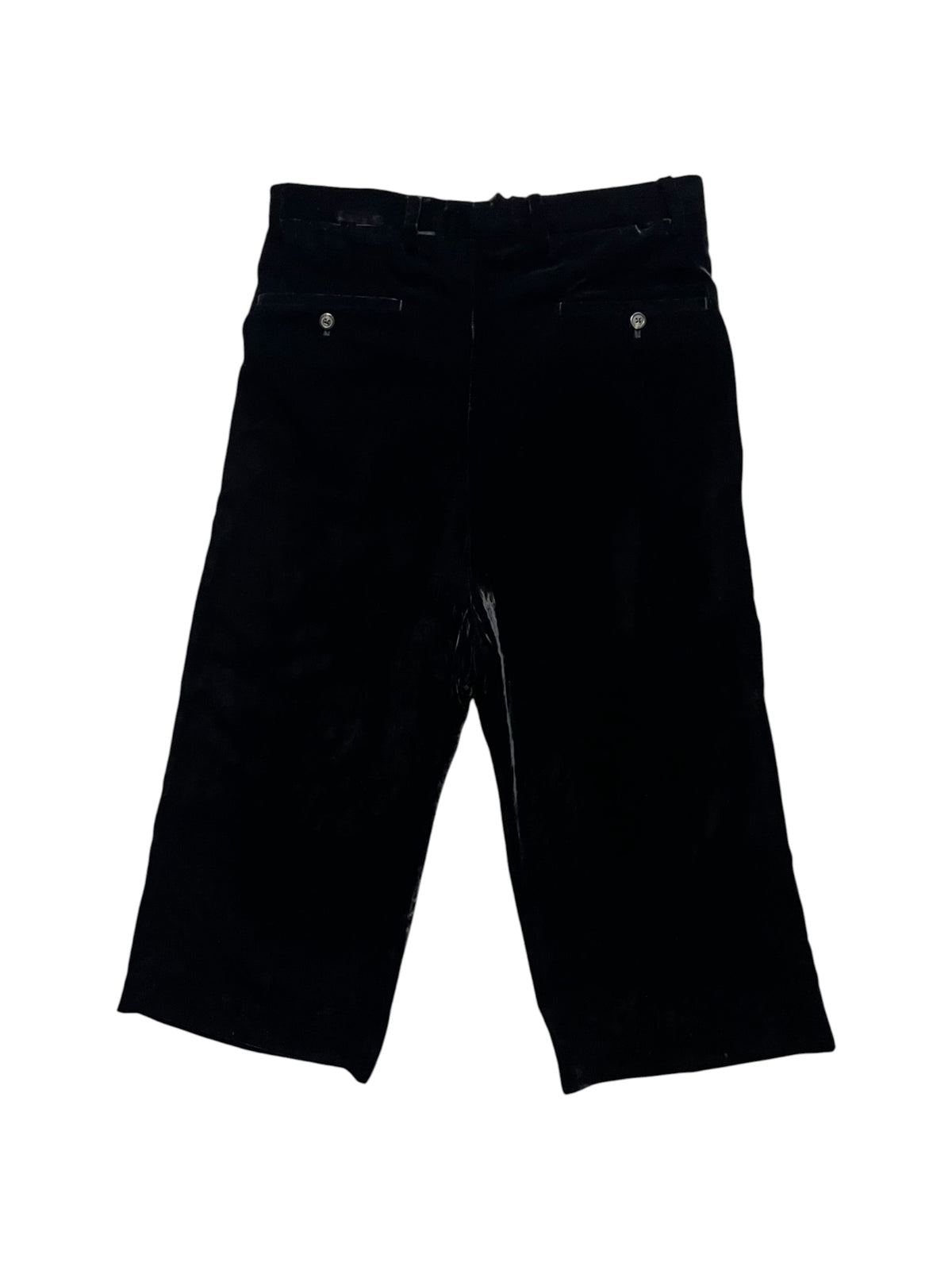 Rick Owens FW17 "Glitter" Astaire Velvet Cropped Pants