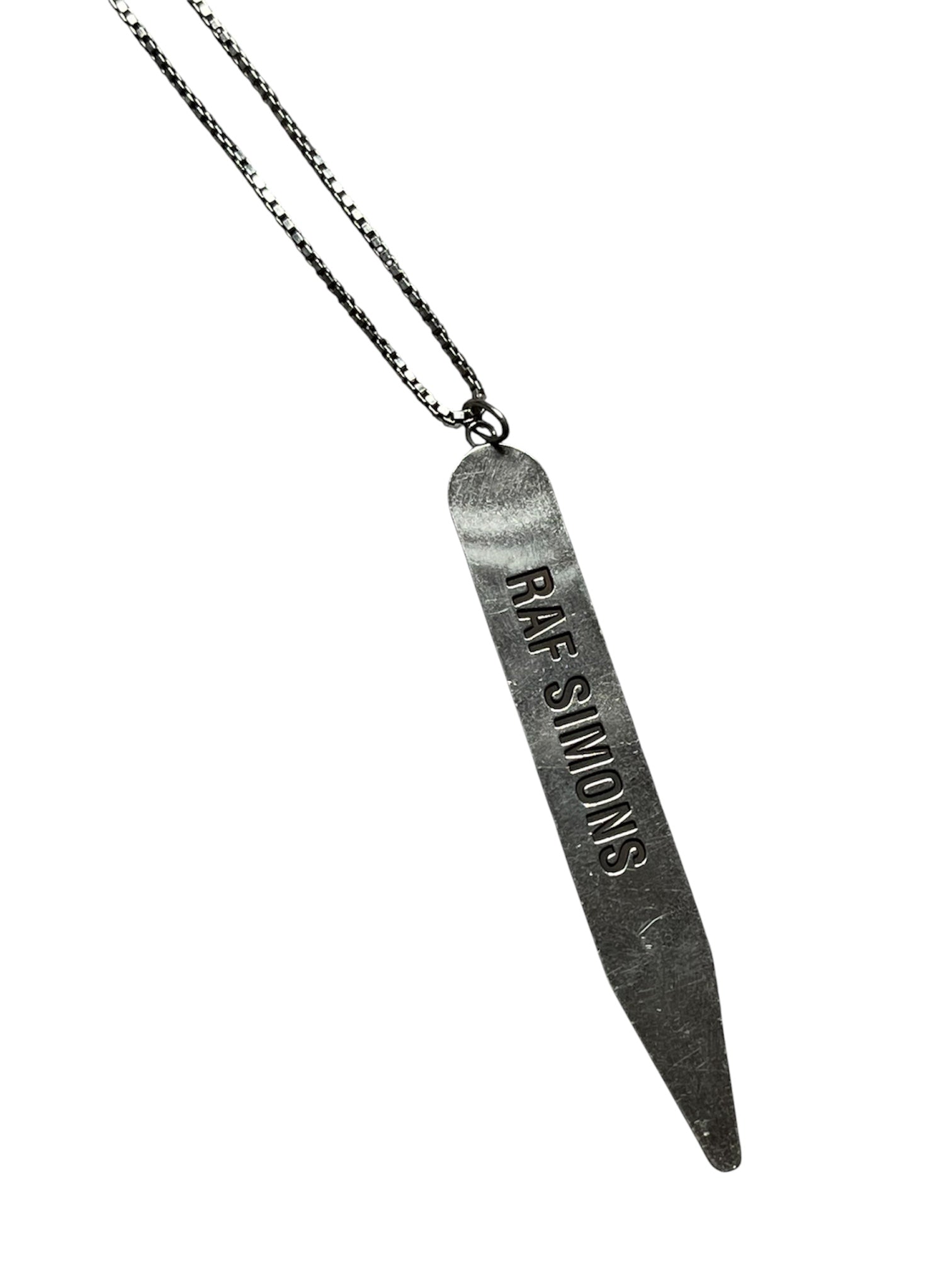 Raf Simons Engraved Pendant