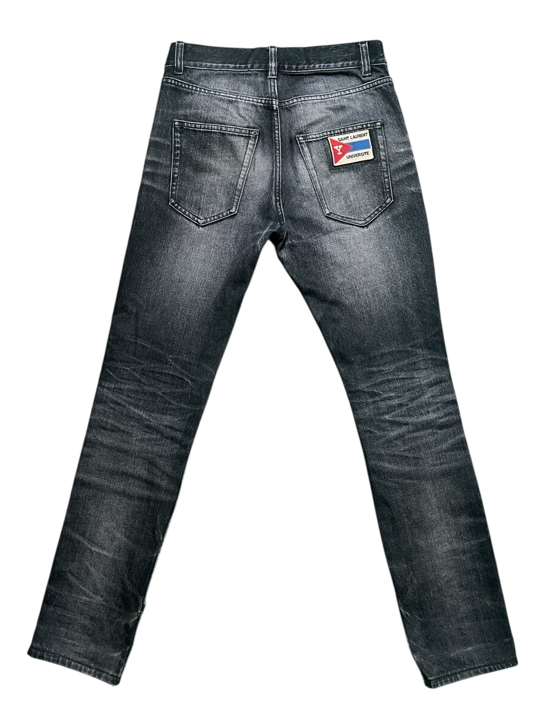 AW17 D02 University Washed Black Denim