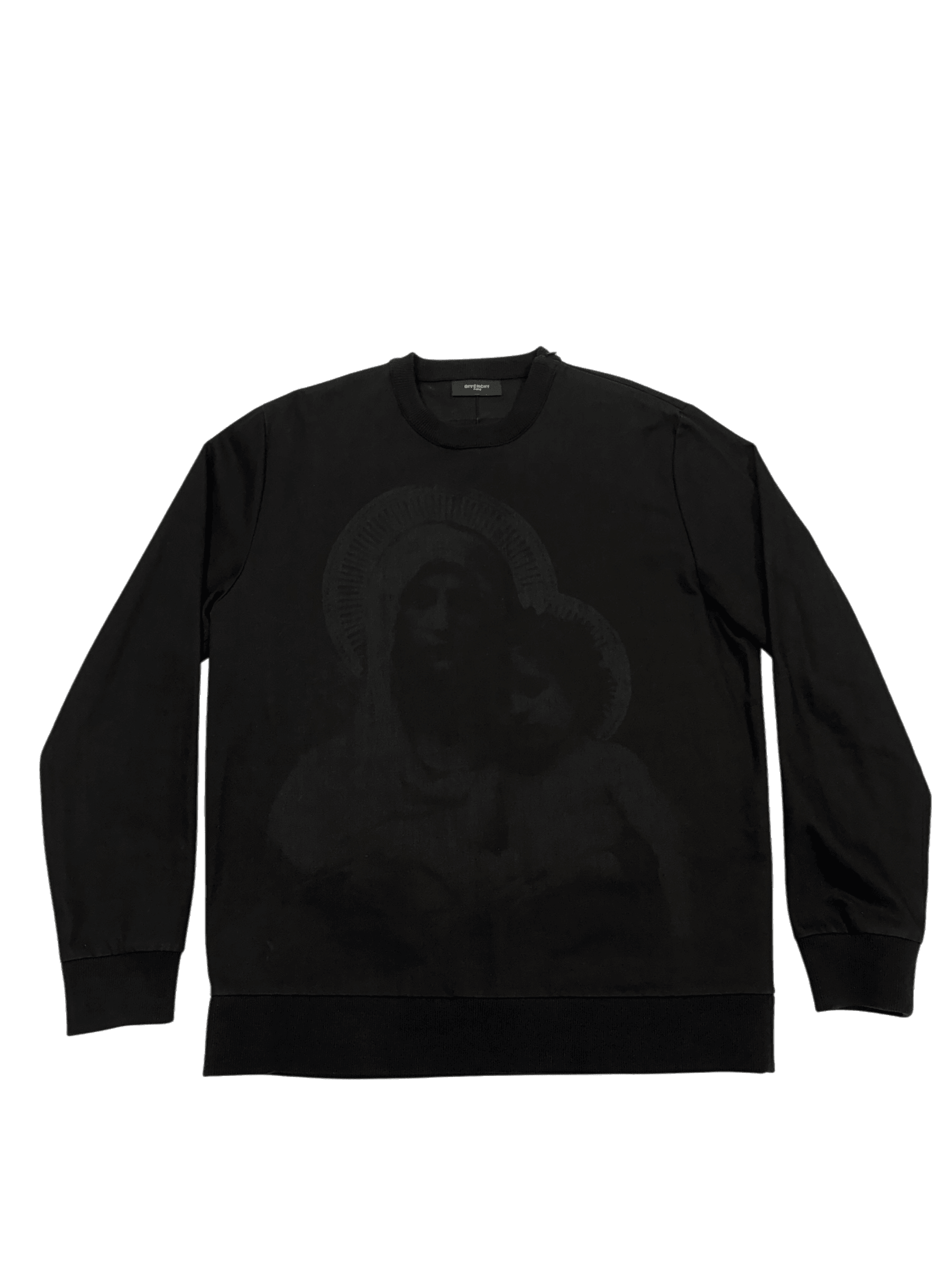 SS16 SAMPLE Riccardo Tisci Madonna Denim Crewneck