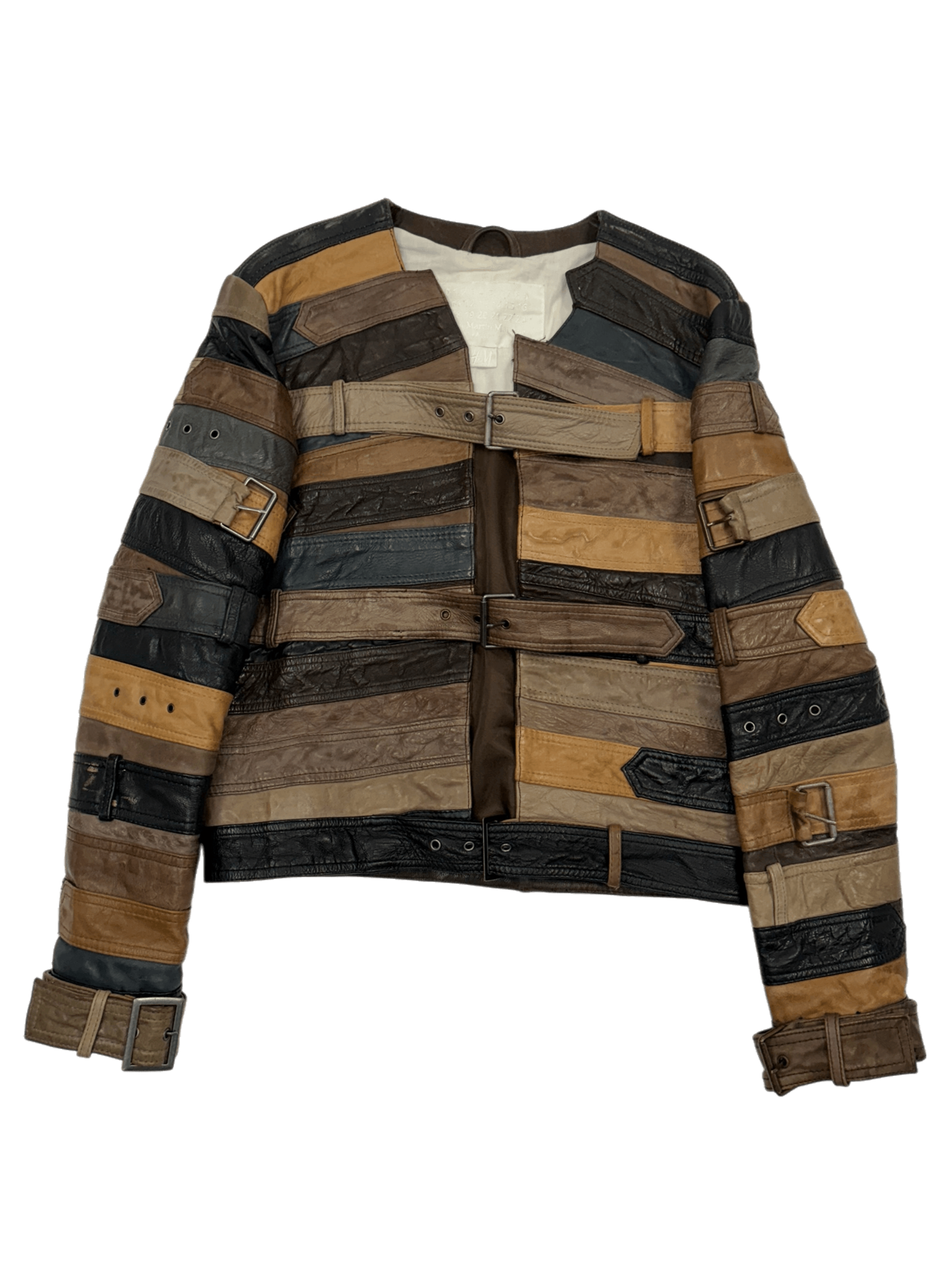 AW12 H&M Belt Leather Jacket