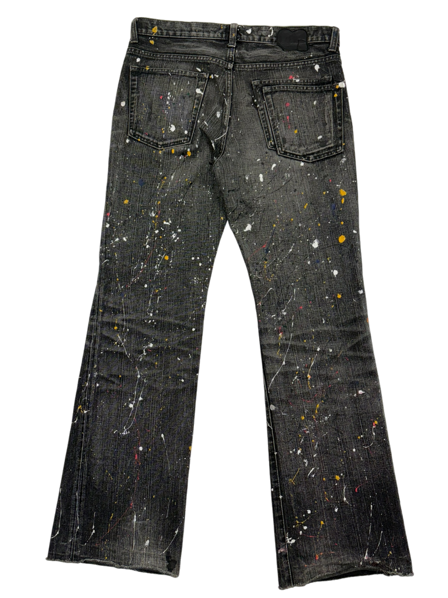 SS06 Paint Splatter Denim Pants