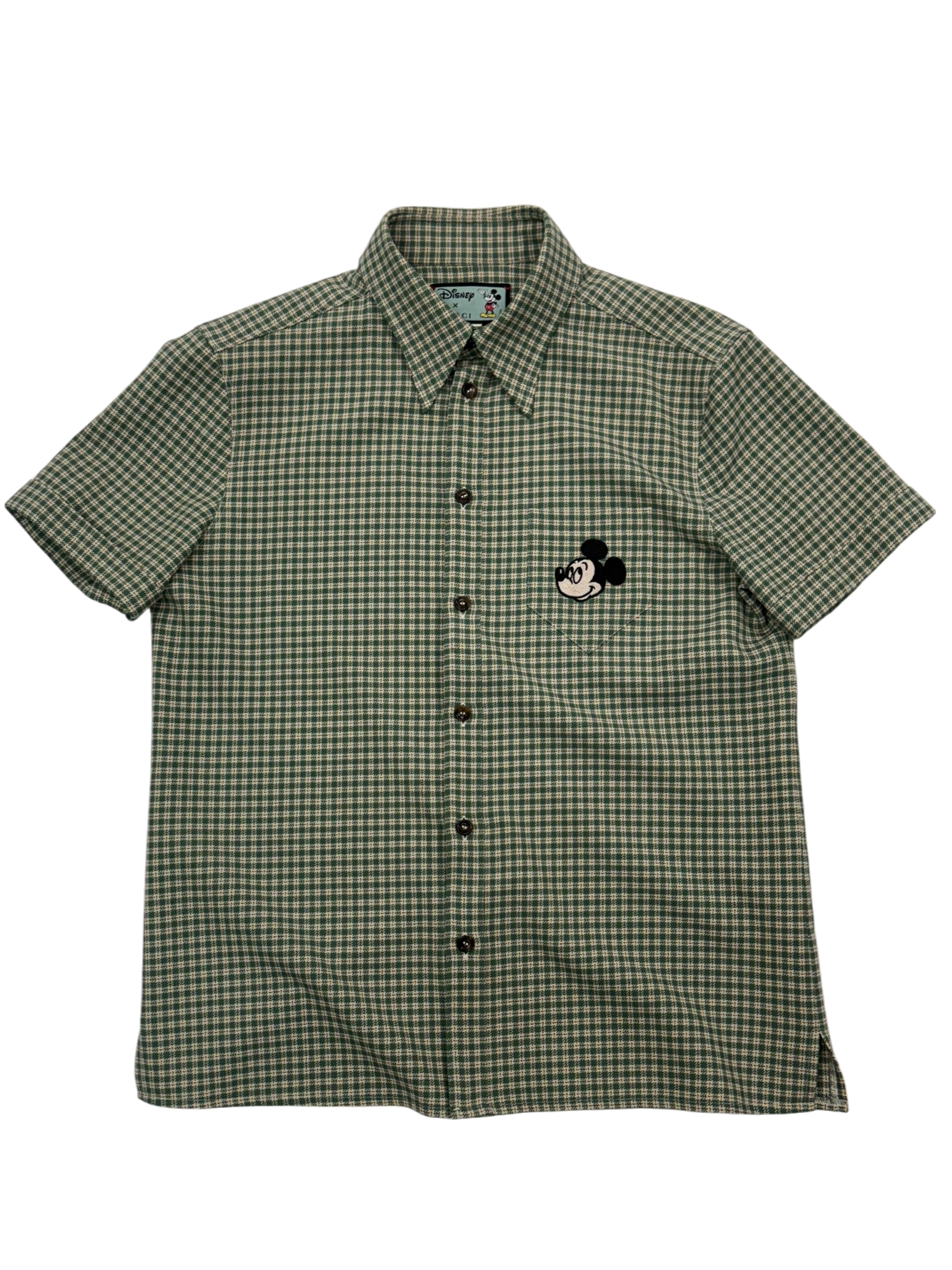 SS20 Disney Mickey Plaid Shirt