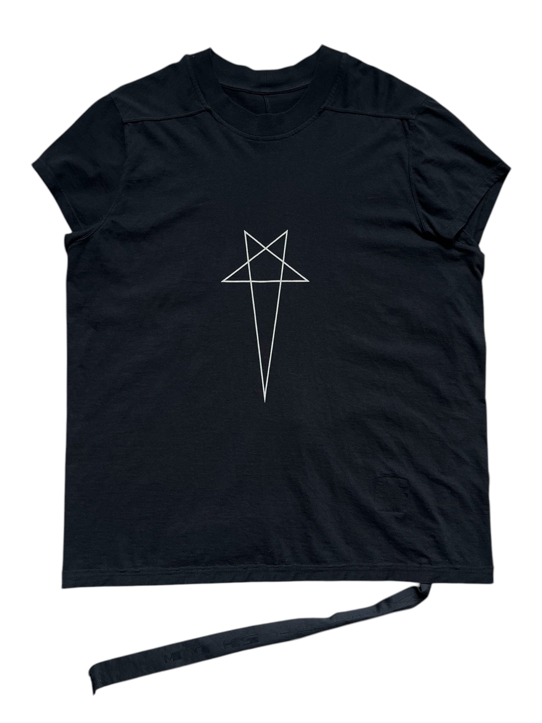 Rick Owens DRKSHDW Pentagram T-Shirt noir homme